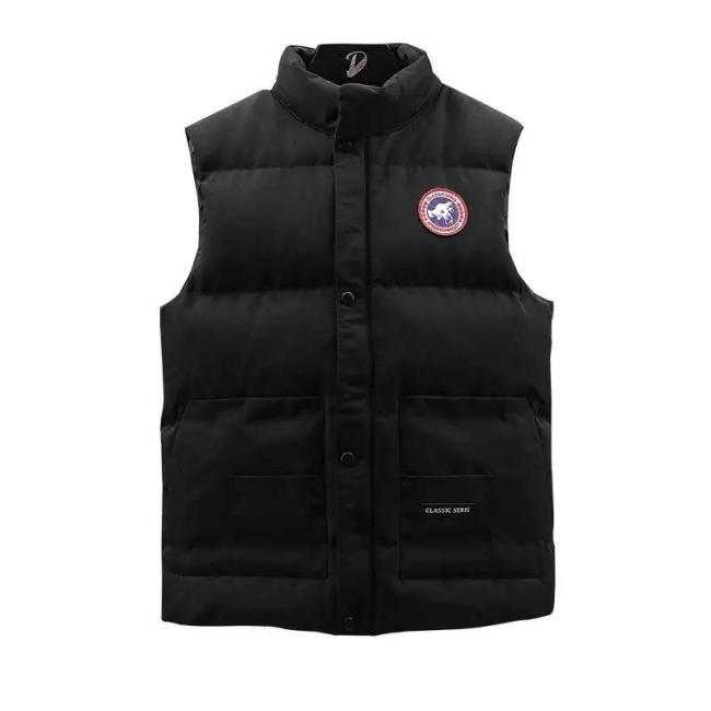 Down Cotton Stand Collar Canada Plus Men′s Goose Down Coat Down Vest Outdoor Men