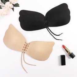 China Backless Self Adhesive Strapless Bra Silicone Push Up Bra For Women for sale
