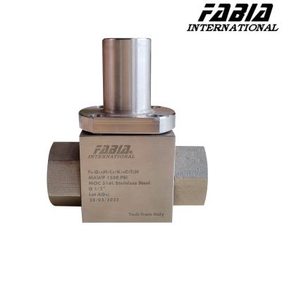 China Two Way Stainless Steel High Pressure Valve DN15 Inner Tooth for sale