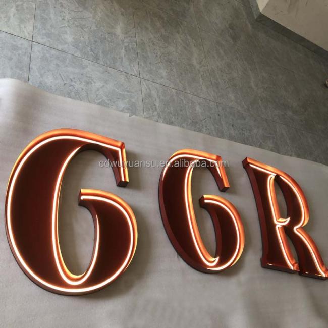 LED light strip integration in channel letters