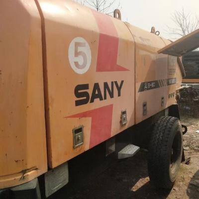 China Second Hand sany stationary concrete pump HBT6013C-5 65m3/H 40m3/H for sale
