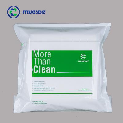 China Class 1000 Anti Static Screen Wipes 6x6 Inch 180g Magnetic Head Microfibre Wipes for sale