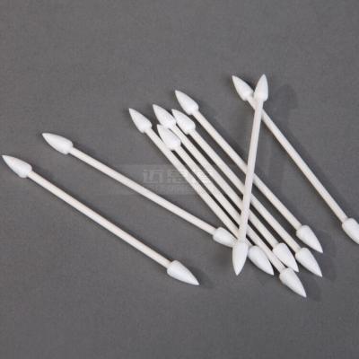 China 75mm Industrial Cleanroom Swab Lint Free Paper Stick Pointed Cotton Swabs for sale