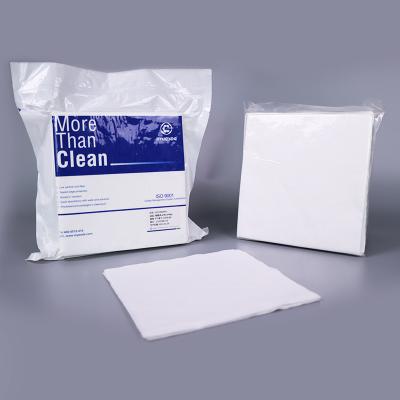 China Recycled Sterile Cleanroom Wipes Silicone Free Industrial Soft Microfiber Lint Free Dry Wipes for sale