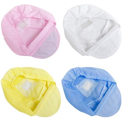 China esd Cap Lint Free Anti Static Hat Polyester Cleanroom Antistatic ESD Cap Clean Room Cap for sale