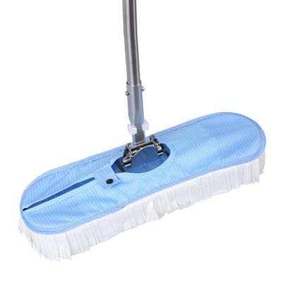 China Large Suface Easy to Replace Cleanroom Microfiber String Mop for ESD Workshop for sale