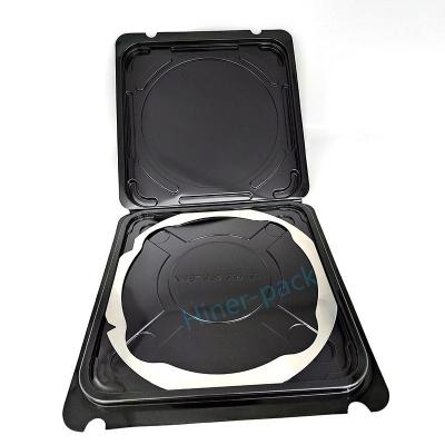 China Customized Transparent Silicon Wafer Box 8 Inch For Display for sale
