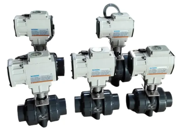 Electric Actuator with Sanitary Stainless Steel Ball Valve