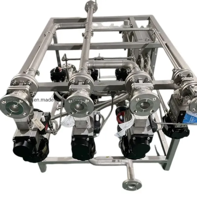 Chemical Steam Skid Valve Mounted System for Gasoline Industry Process Skids