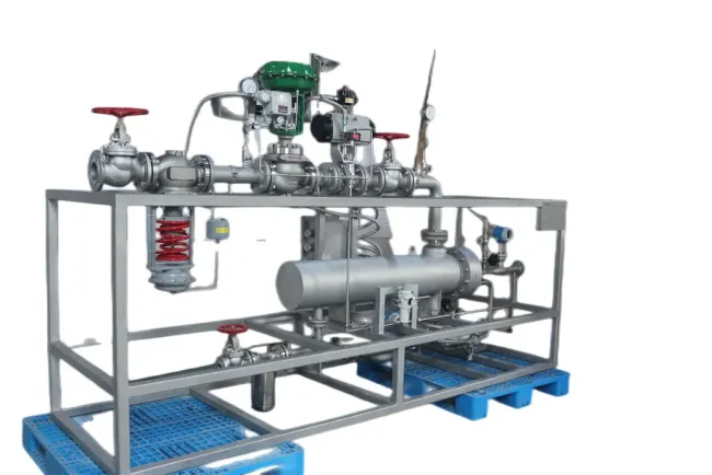 Valve Skid Steam Valve Skid Skid Mounted Pressure Reducing Valve Manifolds, Chemical Steam Valve Manifolds, Steam Valve Manifolds Mounted System