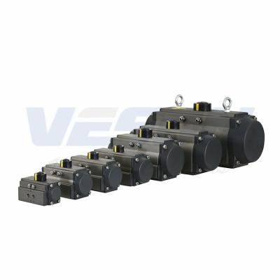 China Aluminum Alloy Part Turn Actuator / Single Acting Air Piston Actuator/Rack and Pinion for sale
