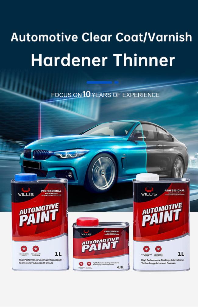 Car 2k Clear Scratch Repair Industrial Acrylic Paint Hardener 2k Topcoat Car Spray Paints High Gloss Car Paint 0