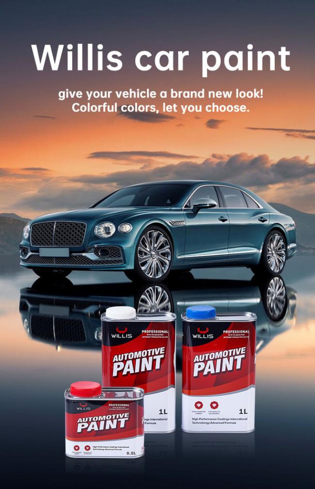 Car 2k Clear Scratch Repair Industrial Acrylic Paint Hardener 2k Topcoat Car Spray Paints High Gloss Car Paint 2