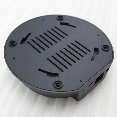 China CNC Machining ABS Rapid Prototyping Parts With Black Painted LOGO Silk Screened for sale