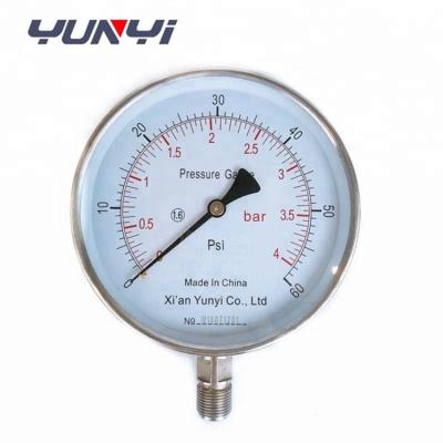 China Stainless Steel 316L Air Pressure Gauge Industrial Digital Display Pressure Meter for sale