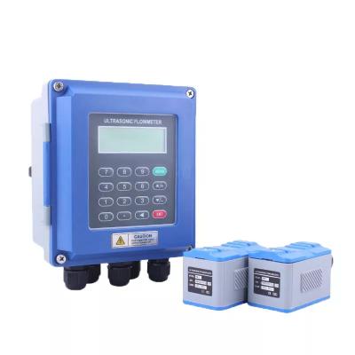China Digital Rs485 Modbus Ultrasonic Water Flow Meter Clamp On Flow Meter for sale