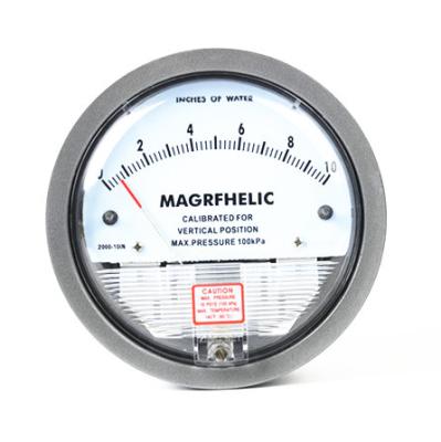 China Anti Impact ABS Diaphragm Differential Pressure Gauge for sale