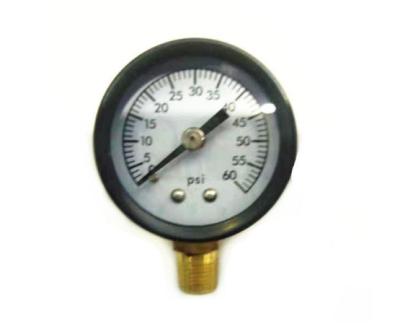 China SS 1.5 Inch NPT 60psi Air Pressure Gauge M20*15 Thread for sale