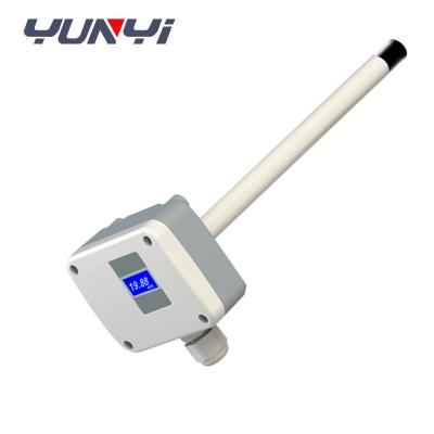 China ABS plastic Air Velocity Transmitter Wind Speed Output Flow Sensor 24V for sale