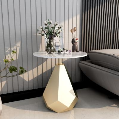 China SEDIA Sofá de mármol redondo moderno Mesa lateral elegante y funcional en venta