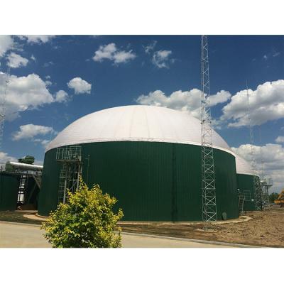 China Glass Fused Steel Tank Used As Anaerobic Mixed Reactor For Biogas Plant for sale