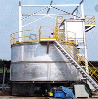 China Computer Controlled Aerobic Digester Food Waste Fluidised Aerobic Bioreactor for sale