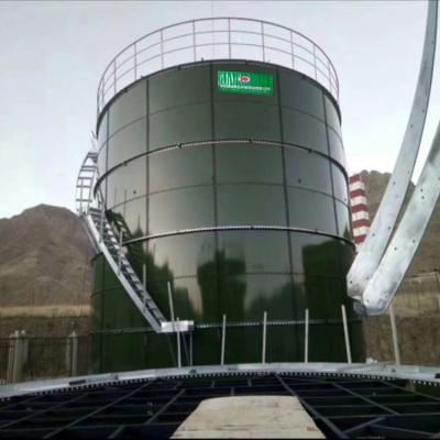 Chine le réservoir anaérobie CSTR du digesteur 800m3 a avancé le réservoir de rebut de biogaz de digesteur à vendre