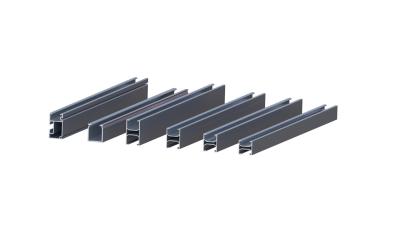China Soportes de techo de aluminio fotovoltaicos naturales del metal de los carriles de montaje del panel solar AL6005 en venta