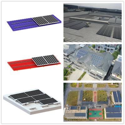 China Aluminum On House Roof Solar Mounting System , Poly Solar PV Roof Mounting Systems for sale