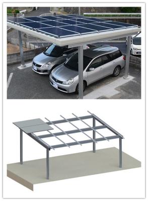 China Photovoltaic Solar PV Mounting Systems Parking Lot High Strength Aluminum Carport CPT for sale
