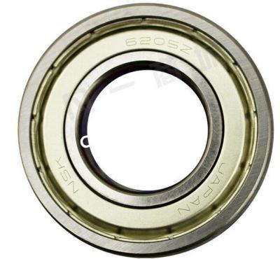 China ABEC-1 Chrome Steel High Precision lubricating ball bearings 10 mm id  6204 zz / 2rs for sale
