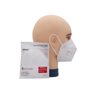 China Adult CE FFP2 NR Folding Breathing Respirator Masks for sale