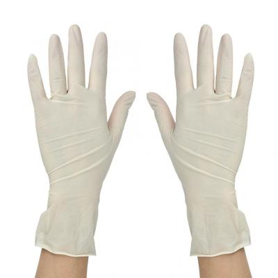 China Non Slip Disposable Latex Examination Gloves , Disposable Rubber Gloves for sale