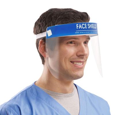 China Fluid Resistant PET Face Mask , Transparent Face Shield Medical Use Fast Delivery for sale