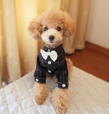 China T-shirt formais do traje do cão do smoking de Estilo Modelos De Ropa Para Perros à venda