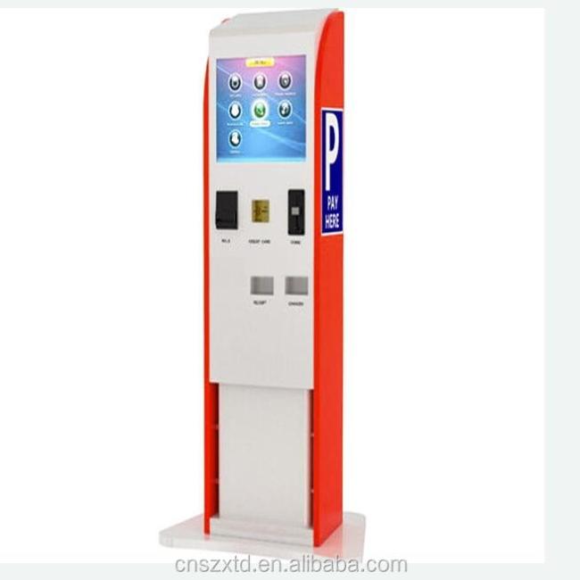 Station touch screen kiosk close-up