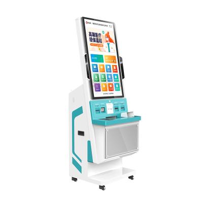 China CE Medizinische Abrechnung Touchscreen Selbstbedienung Kiosk 32 Zoll Krankenhaus Check In Kiosk zu verkaufen