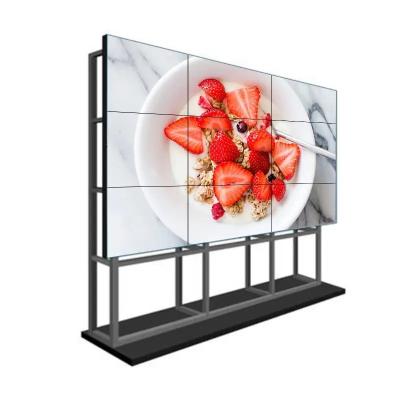 China 55 Inch LCD Split Screen Monitor 4K Resolution Splicing Video Wall for sale