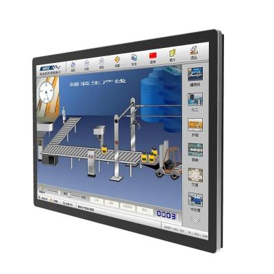 China 50 Inch Wall Mounted Infrared Touch Screen Monitor PC Ultra Narrow Edge HDMI Port for sale