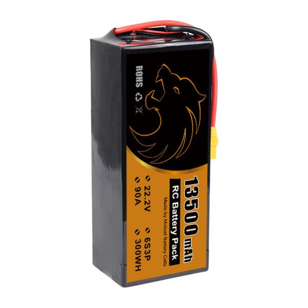 Quality 22.2V 13500mAh FPV Drone Batteries with 12 Months for Long Lasting for sale