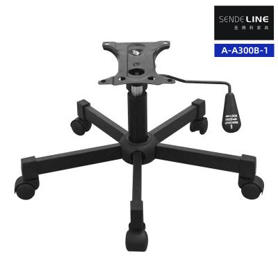 China Metal Office Chair Base Replacement With 5 Legs 50mm Wheels Rotary Lifting Function for sale