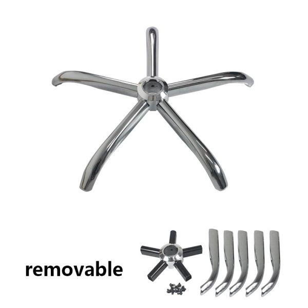 Quality Electroplated Color Office Chair Base Replacement Removable Five Star Foot for sale