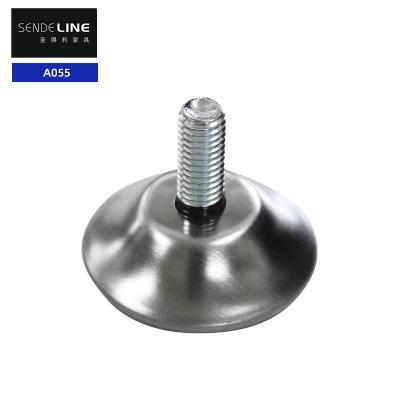 China Stainless Steel / Plastic Table Foot Adjuster 16mm Thread Height Adjustment for sale