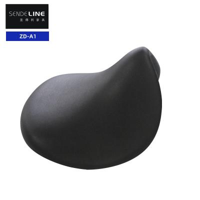China Black Beauty Salon Saddle Seat Pads Cushions PU Dental Chair Accessories 7cm Thickness for sale