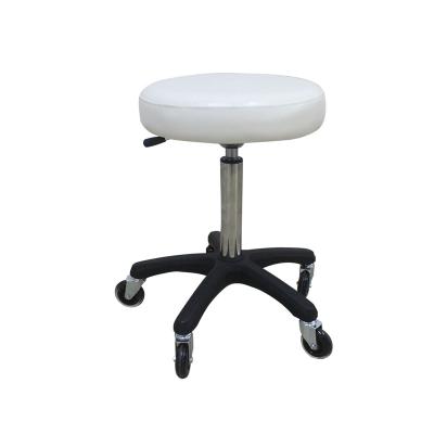 China Round Chair Cushion Pad With Enhanced Silent Wheels BIFMA Tested Aluminum Alloy Lifting Chassis PU Finished Chair for sale