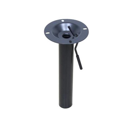 China Silla de barra giratoria ajustable Accesorios Tubo de hierro Accesorios metálicos Silla de barra con chapa negra / cromada conectada a la base en venta