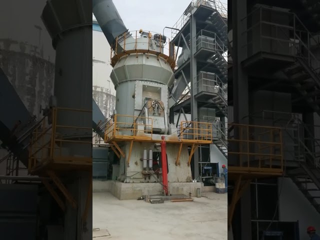 Vertical Roller VRM Raw Cement Bauxite Grinding Mill Industry For Powder Production Line