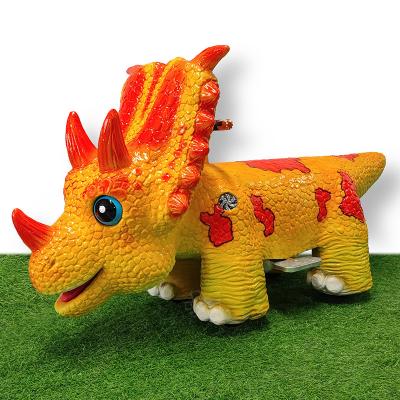 Китай Езда 180 x 60 X 80CM электрическая на животных игрушки динозавра с колесами 40KG продается