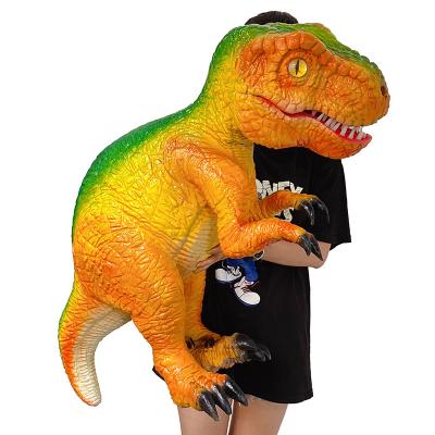 Chine Marionnette de main en caoutchouc de dinosaure de la marionnette 5kg de dinosaure d'Animatromoc à vendre