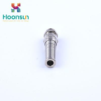 China Especial Silver Spiral Cable Gland PG7 - PG21 With Anti Bending Spring for sale